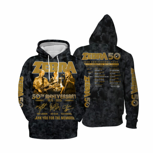 ZE01B Rock Legends ZEBRA Band 50th Anniversary Tour AOP - Image 4