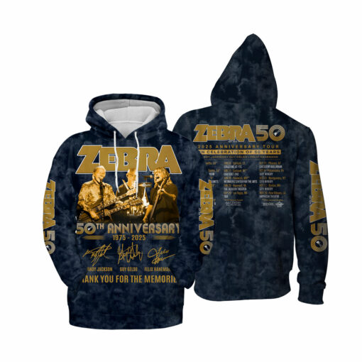 ZE01N Rock Legends ZEBRA Band 50th Anniversary Tour AOP - Image 4