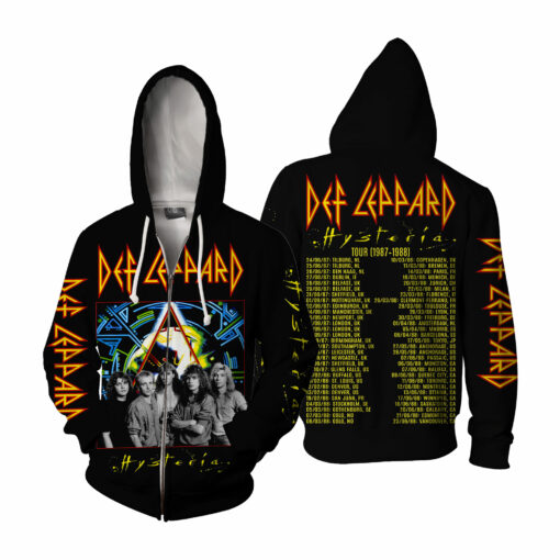 Def Leppard Hysteria World Tour AOP V2 - Image 5