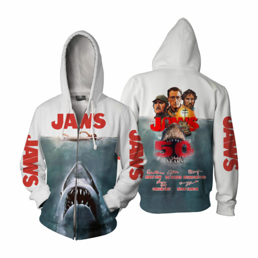 Jaws Movie 50 Years 1975-2025 Thank For The Memories AOP 1 - Image 5