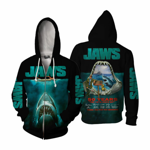 Jaws Movie 50 Years 1975-2025 Thank For The Memories AOP 2 - Image 5