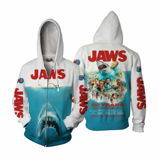 Jaws Movie 50 Years 1975-2025 Thank For The Memories AOP 3 - Image 5