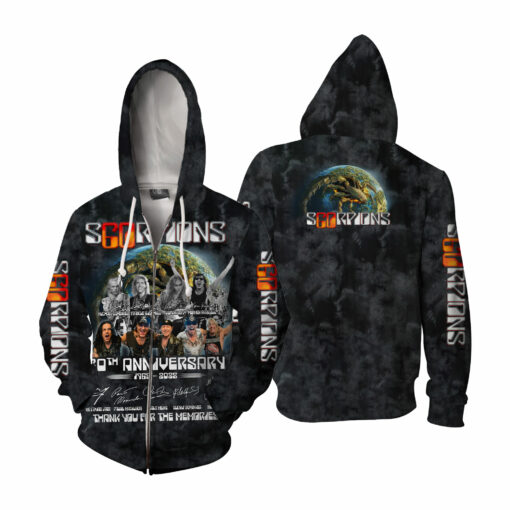 SP01B Scorpions 60th Anniversary 1965-2025 Thank You For The Memories AOP - Image 5