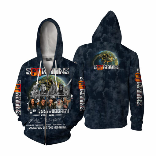 SP01N Scorpions 60th Anniversary 1965-2025 Thank You For The Memories AOP - Image 5