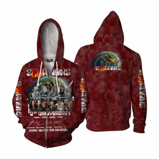 SP01R Scorpions 60th Anniversary 1965-2025 Thank You For The Memories AOP - Image 5