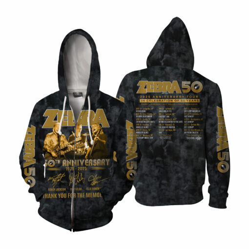 ZE01B Rock Legends ZEBRA Band 50th Anniversary Tour AOP - Image 5