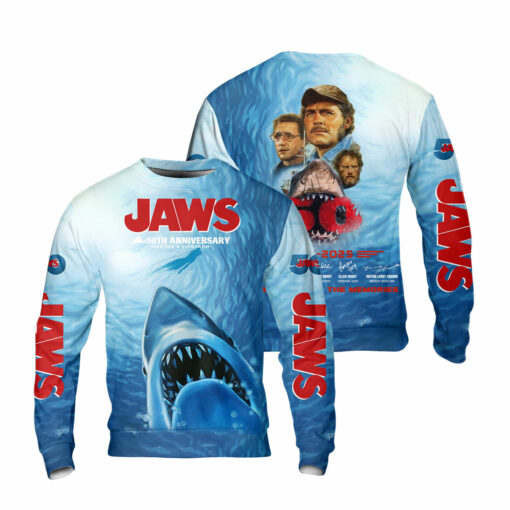 Jaws Movie 50 Years 1975-2025 Thank For The Memories AOP 5 - Image 6