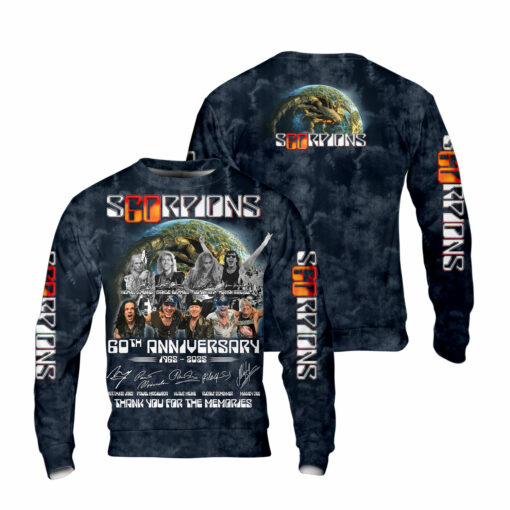 SP01N Scorpions 60th Anniversary 1965-2025 Thank You For The Memories AOP - Image 6