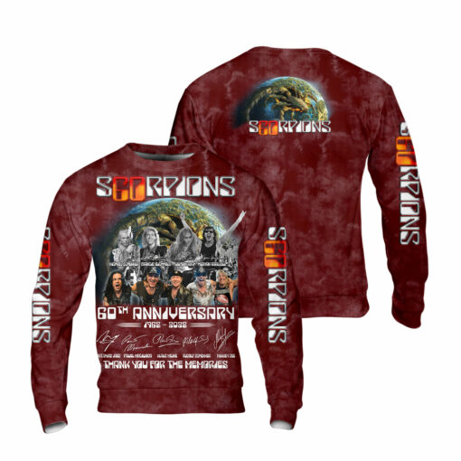 SP01R Scorpions 60th Anniversary 1965-2025 Thank You For The Memories AOP - Image 6