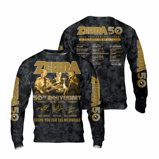ZE01B Rock Legends ZEBRA Band 50th Anniversary Tour AOP - Image 6
