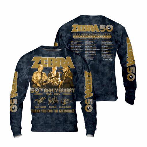 ZE01N Rock Legends ZEBRA Band 50th Anniversary Tour AOP - Image 6