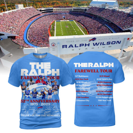 Buffalo Bills The Ralph Farewell Tour 52th Anniversary AOP BL