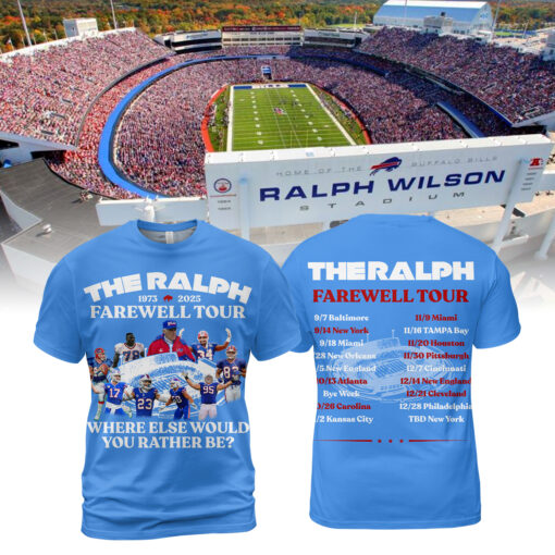Buffalo Bills The Ralph Farewell Tour Where else would you rather be AOP BL