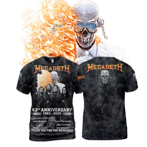 Megadeth 43rd Anniversary
