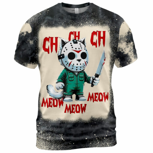 HR21T Meo Meo Meo Halloween Horror Characters AOP - Image 2
