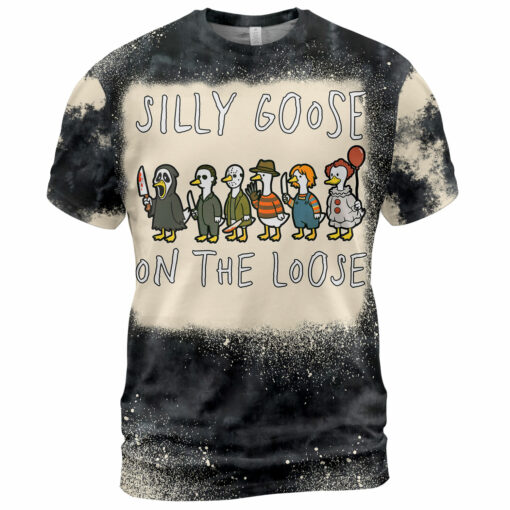 HR20T Silly Goose On The Loose Halloween Horror Characters AOP - Image 2