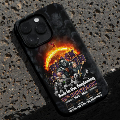 Phone Case Black Sabbath 57th Anniversary 1968-2025 Thank You For The Memories AOP - Image 4