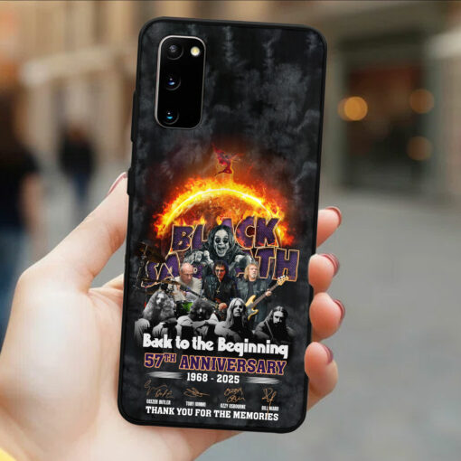 Phone Case Black Sabbath 57th Anniversary 1968-2025 Thank You For The Memories AOP - Image 5