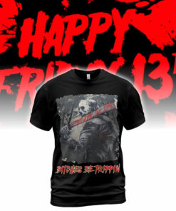 HR13T Bitches Be Trippin Halloween Horror Characters 2D