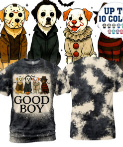 HR39T Good Boy Halloween Horror Characters AOP