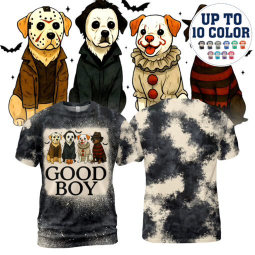 HR39T Good Boy Halloween Horror Characters AOP