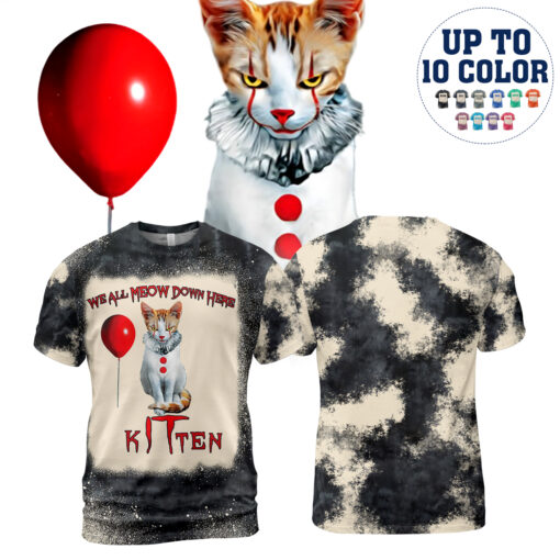 HR22T Kitten Halloween Horror Characters AOP