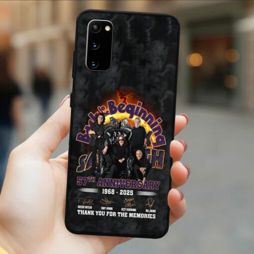 Phone Case Black Sabbath 57th Anniversary 1968-2025 Thank You For The Memories AOP V2 - Image 4