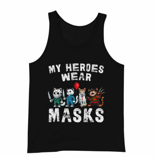 HR34T My Heroes Wear Masks Cat Halloween Horror Characters 2D - Image 4