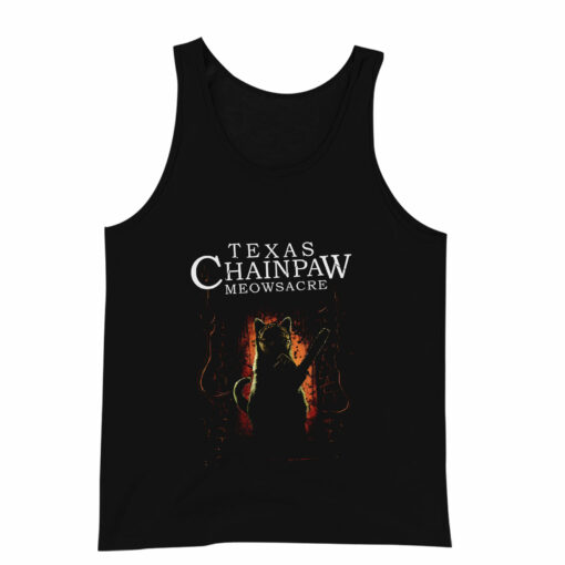 HR27T Texas Chainpaw Meowsacre Halloween Horror Characters 2D - Image 4