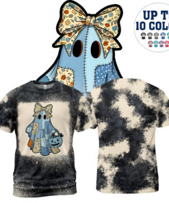 HR37T Retro Ghost Halloween Horror Characters AOP