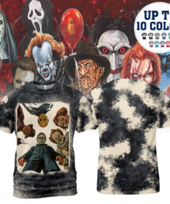 HR06T Retro Halloween Horror Characters AOP