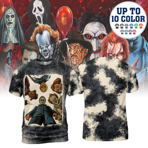 HR06T Retro Halloween Horror Characters AOP