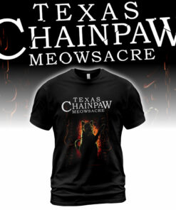 HR27T Texas Chainpaw Meowsacre Halloween Horror Characters 2D