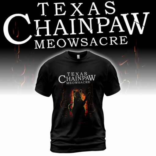 HR27T Texas Chainpaw Meowsacre Halloween Horror Characters 2D