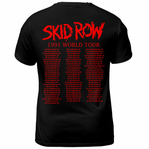 SR01R Skid Row 1991 World Tour - Image 3