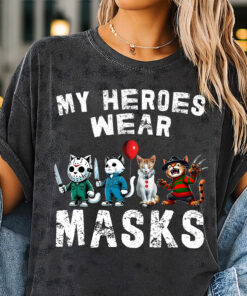 HRCF04T My Heroes Wear Masks Cat CF