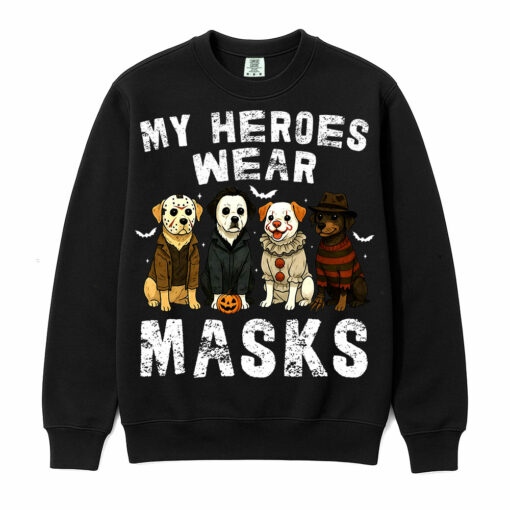 HRCF05T My Heroes Wear Masks Dog CF - Image 3