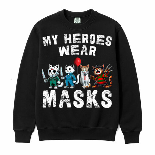 HRCF04T My Heroes Wear Masks Cat CF - Image 3