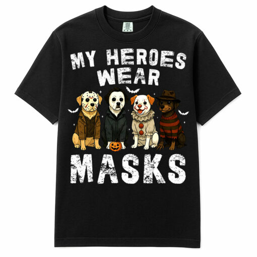 HRCF05T My Heroes Wear Masks Dog CF - Image 2