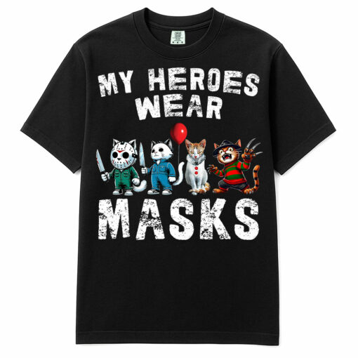 HRCF04T My Heroes Wear Masks Cat CF - Image 2