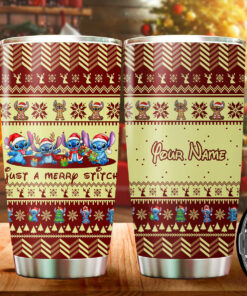 Stitch Tumbler Christmas 09