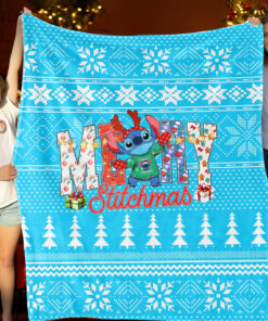 Stitch Fleece Blanket Christmas 02