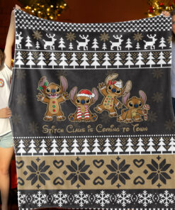 Stitch Fleece Blanket Christmas 05