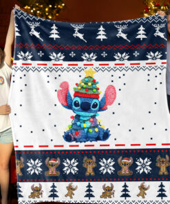 Stitch Fleece Blanket Christmas 06