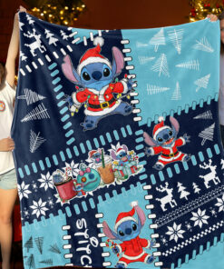 Stitch Fleece Blanket Christmas 0007