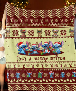 Stitch Fleece Blanket Christmas 09