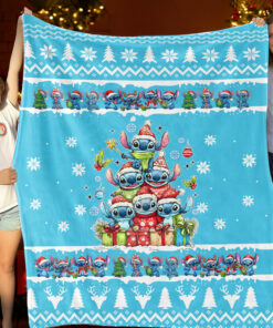 Stitch Fleece Blanket Christmas 010