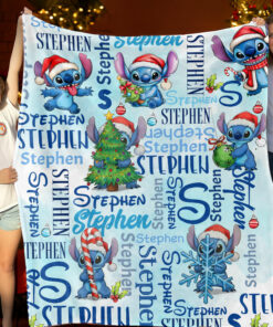Stitch Fleece Blanket Christmas 0011