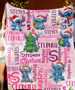 Stitch Fleece Blanket Christmas 0012