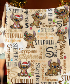 Stitch Fleece Blanket Christmas 0013